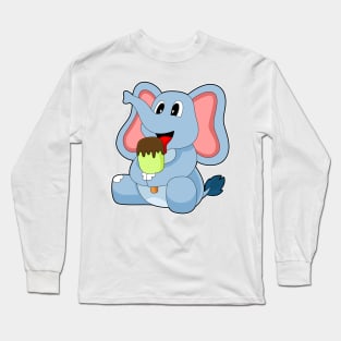 Elephant Popsicle Long Sleeve T-Shirt